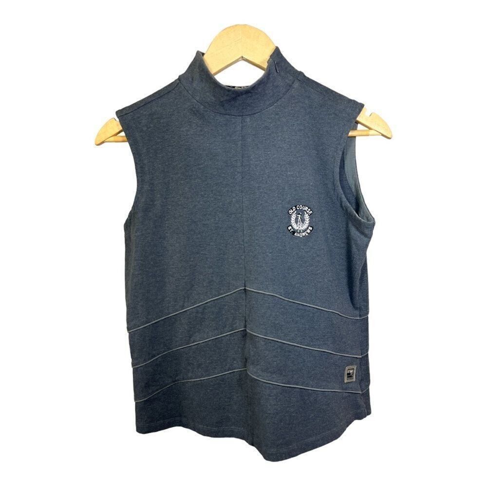 ANNIKA CUTTER & BUCK Women’s Old Course St. Andrews Sleeveless Golf Top Gray Med
